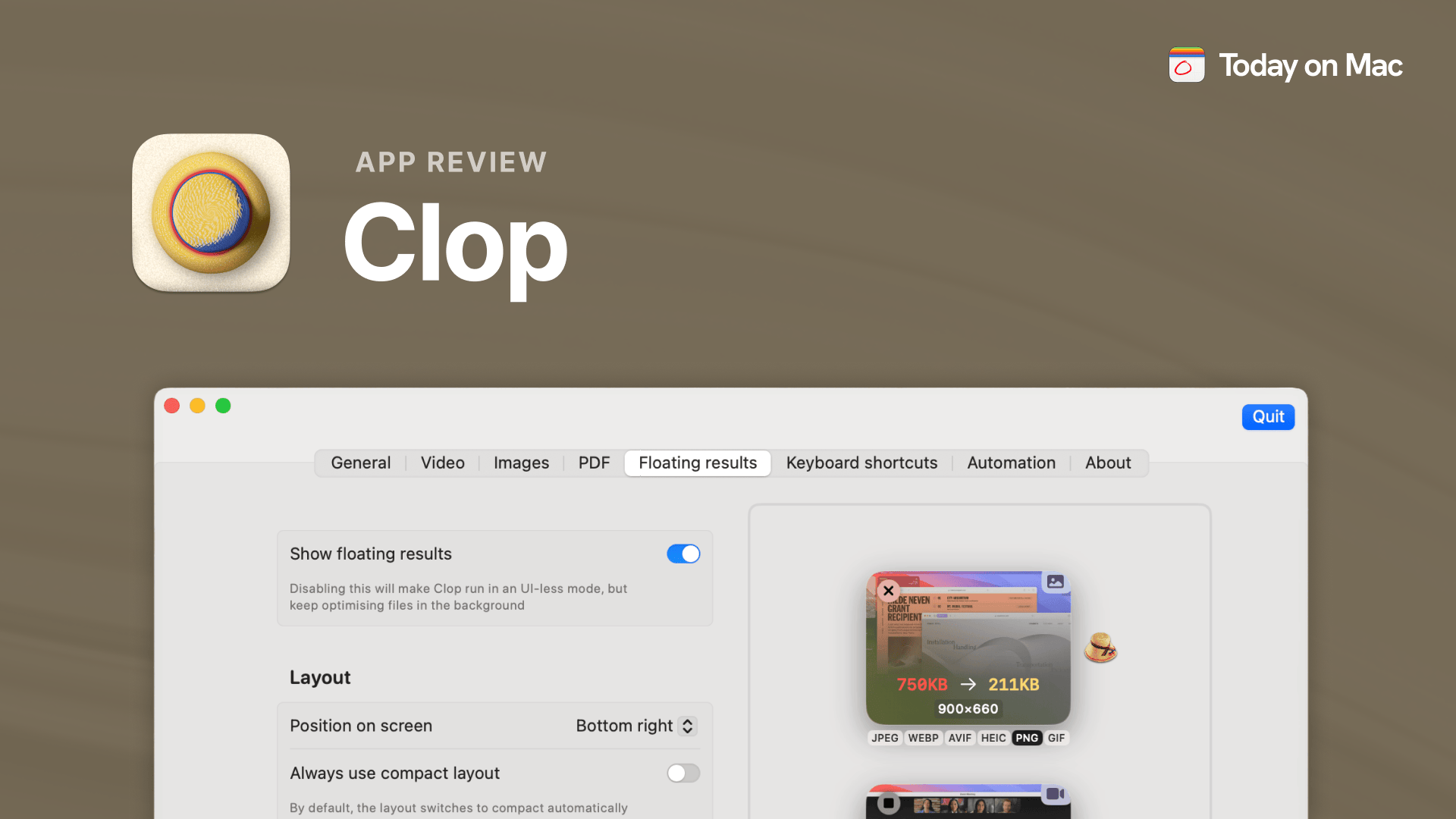 Clop: Efficient File Optimization and Resizing App for Mac Users