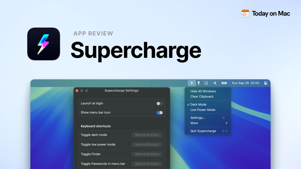 Supercharge — Your Mac Experience