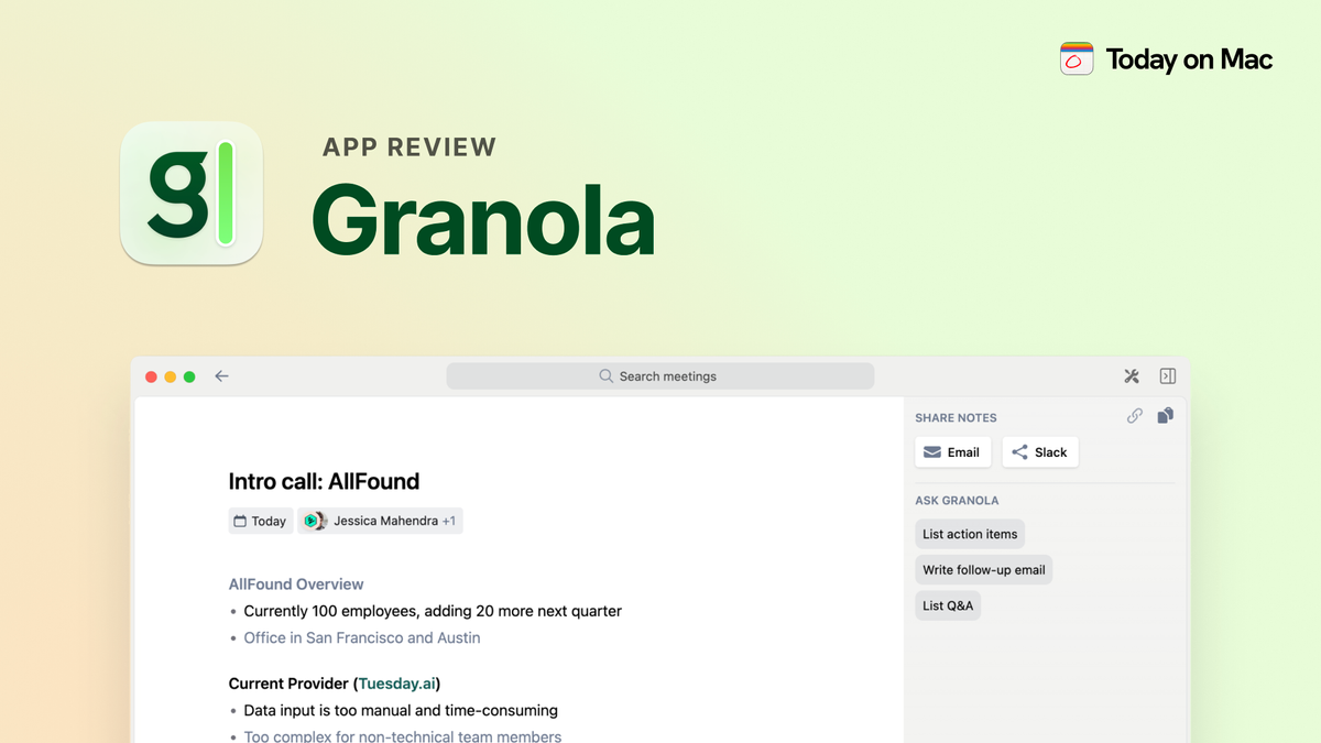 Granola: The AI-Powered Notepad That’ll Make You Actually Look Forward to Meetings